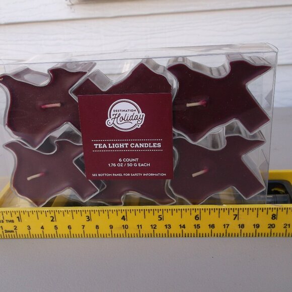 NWT Fall Tea Light Candle Set + Autumn Harvest Kitchen Towel Bundle - Picture 6 of 12